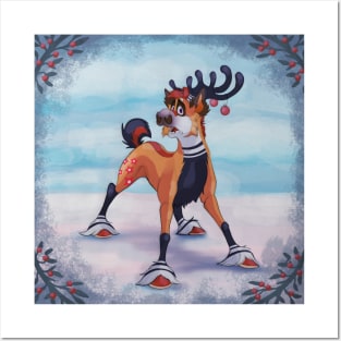 Christmas Reindeer! Posters and Art